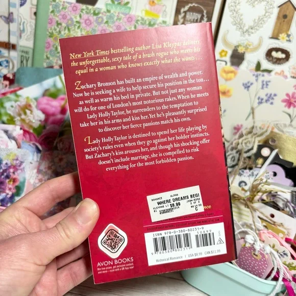 Where Dreams Begin Historical Romance Novel By Lisa Kleypas Paperback Book Avon - Picture 2 of 8